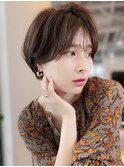 似合わせカット/似合わせカラー 箕面/ショート・ショートボブ