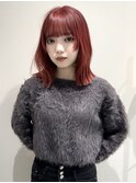 レッドカラー/赤/ハイトーンカラー/ブリーチ/名古屋/栄