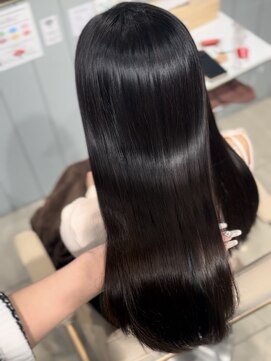 ルシエル(Le ciel) 酸性縮毛矯正+髪質改善カラー