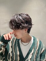 ロンドシエル 横浜(Lond ciel)&nbsp;men's/メンズ/刈り上げセンターパート/フェザーパーマ/横浜