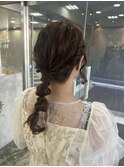 編みおろしアレンジ