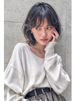 アンティ(ANTI)&nbsp;抜け感ウェットボブ×シースルーバングパーマ