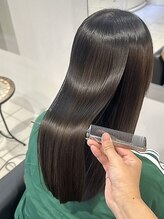 ≪ダメージ髪に最高峰補修≫酸性ストレート+髪質改善トリートメント￥22000～