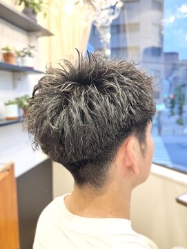 シュヴー 築地(CHEVEUX) 【築地】メンズビジネスショート/ツイストピン/パーマ