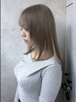 ノアル 大宮店(NOAHL)&nbsp;アッシュベージュ／ブリーチ／ダブルカラー／ハイトーン　M