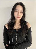 30代からの大人上品なかきあげレイヤーカット×透明感グレージュ