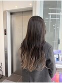ブリーチインナーバレイヤージュグラデーションカラー夕貴