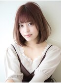 Say.ボブレイヤーダークブラウンイメチェン前髪20代30代40代50代