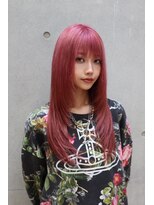 アンブル リュクス 池袋(amble luxe)&nbsp;チェリーピンクストレートレイヤー