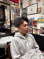 クリブフッド(CribHood)&nbsp;ツーブロバックパーマ/前髪パーマ/アースカラー
