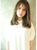 透明感ブルーアッシュ