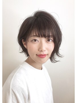 ニューヨークニューヨーク 大久保店(NYNY) 耳かけ外ハネボブ×イルミナグレージュ