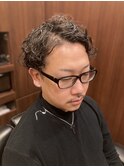 大人セクシーメンズパーマ