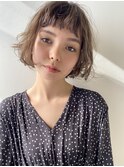 セミウェットウェーブ×小顔【ハイライトカラー】