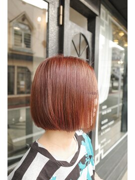 カムジーヘッドカミノウラ(COMEGHEAD KAMINOURA) ピンクブラウンボブ