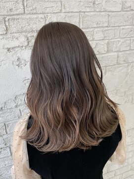 プライズ 池袋店(prize) グラデーションカラーアッシュベージュミルクティー7065