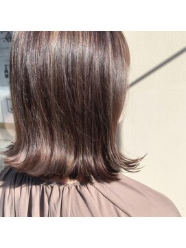 ビューバイネオリーブ 用賀店(Beau'r by neolive) ボブルフアッシュグレージュハイライト【用賀/用賀駅】