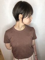 グランドライン(GRAND LINE)&nbsp;20代、30代　ハイライトショート　ブルーグレージュ