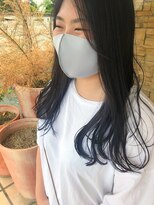 オシャマヘアー ウエスト店 インナーブルー
