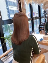 リュクスバトーバイトリコ 船橋南口店(Luxe BATEAU by tricot) 大人ピンクブラウンミディ/20代30代40代