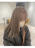 ケアブリーチハイトーンミルクティーベージュカラー...