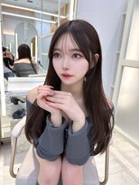 アフロートリノ(AFLOAT Leino) 大人可愛い韓国ヘア レイヤーカット 顔まわり前髪くびれヘア