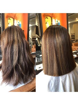 ボアップ(boappu) ＃イルミナカラー＃髪質改善＃酸性縮毛矯正