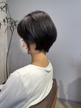 ワ ヘアー(wa-hair) 大人ショートボブ丸み/ショートカット/マッシュショート前髪あり