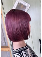 フーガ 新越谷蒲生店(fuuga) カシスピンク×タッセルボブ