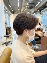 ノットバイベル 大宮(knot by belle)&nbsp;【お客様ヘア】襟足すっきり◎耳掛けショート