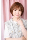 ヘルシースタイルくせ毛風抜け感ショートミニボブX大宮20代30代