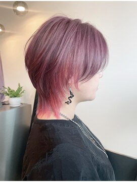 オーティティ(O-TETE) O-TETE ウルフカットインナーピンクカシスピンク