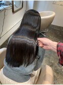 髪質改善カラー＋質感再生トリートメント※縮毛矯正はしています