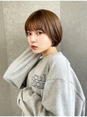 ♪イメチェン外ハネボブ美髪ワイドバングレイヤーショート池袋