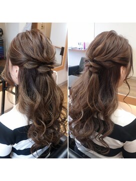 ヘアーデザイン リリー(HAIR DESIGN LiLy) ハーフアップアレンジ♪#ヘアーセット