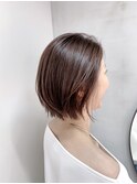 30代40代50代60代　ハイライトラベンダーカラーボブ　2505