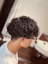 ジェイソンバーバー 2nd(JASON BARBER)&nbsp;スパイラルパーマの王道マッシュ【パーマ/理容室/バーバー】