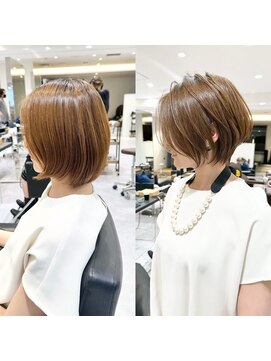 バンプ ギンザ(BUMP GINZA) 30代40代50代ショート白髪ぼかし白髪染め髪質改善ハイライト井