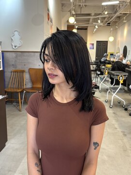 ラック 津田沼(LUCK) ミディアムレイヤー/ダブルカラーインナーカラーケアブリーチ