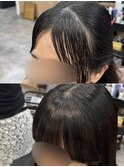 前髪縮毛矯正/うねり/ひふみ