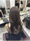 オリーブベージュ/レイヤーカット/横浜/ブリーチなし