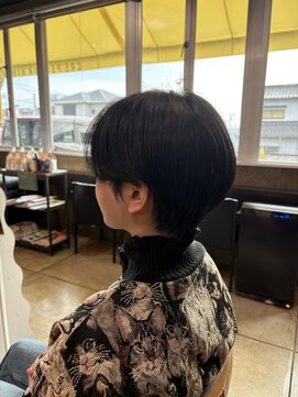 クレップスヘアーヒマワリ(CRE'PS HAIR HIMAWARI) ハンサムショート/ベリーショート/センターパート