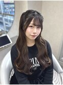 ダウンスタイルアレンジ☆ハーフツイン