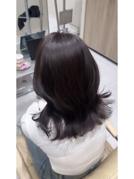 アッドバイケンジ(Add.. by KENJE) 顔周りカット×透明感カラー