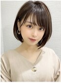 大人気ひし形ボブで小顔矯正◎YOSHIKIカットで小顔スタイル◎