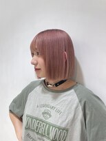 ヘアーエクステンド エフ 渋谷(f)&nbsp;ペールピンク/ダブルカラー/渋谷