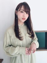 ネバーバイリンクス(NEVAR by LINKTH) 内巻きの毛先が重なるロング