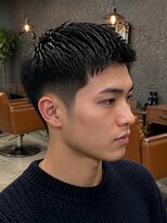 ルードノエル(Rue de noel)&nbsp;Men's/ベリーショート/アップバング/黒髪
