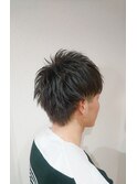 束感ツーブロック