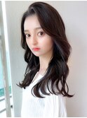 【eri 】韓国風ヘア ヨシンモリ 透明感カラーロング髪型